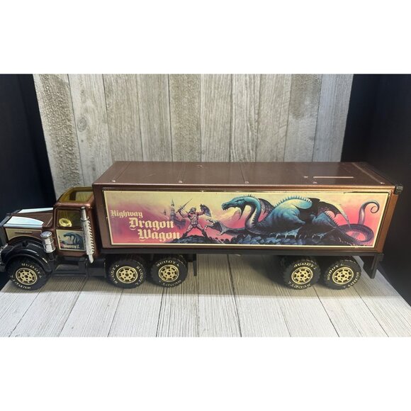 Vintage Buddy L Corp Highway Dragon Wagon Semi Truck with Trailer Kenworth 1981 - Picture 1 of 11